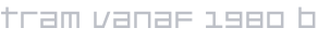 tram vanaf 1980 b